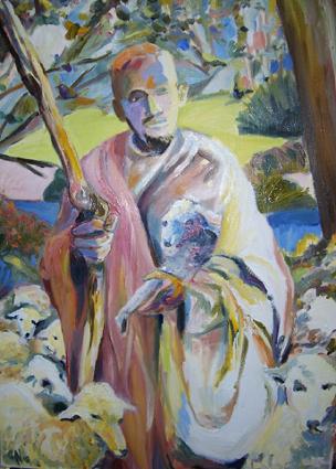 Blended Christ, oil on canvas, 24 x 18  $3500
